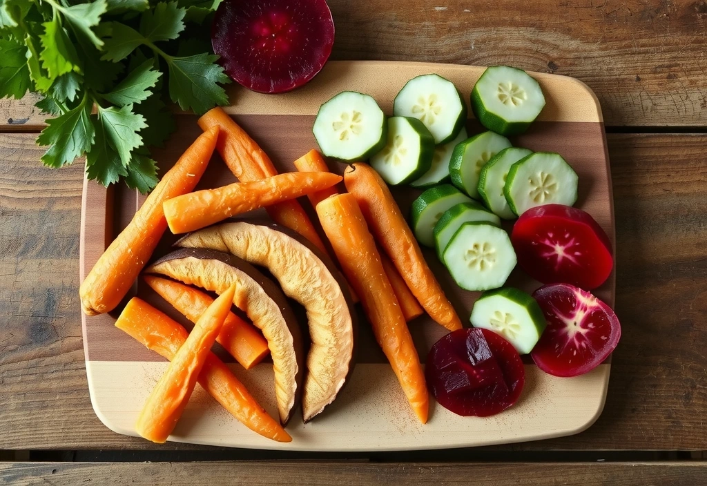 Schnittgut in natürlichen Farben